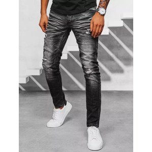 Čierne pánske džínsové nohavice UX3949 Veľkosť: 34