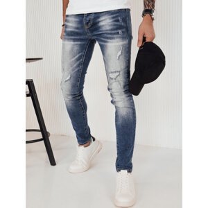 Modré džínsové nohavice s odreninami UX4154 Veľkosť: 29