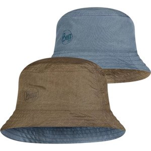 BÉŽOVO-SIVÝ OBOJSTRANNÝ KLOBÚK BUFF TRAVEL BUCKET HAT S/M 1225927072000 Veľkosť: ONE SIZE