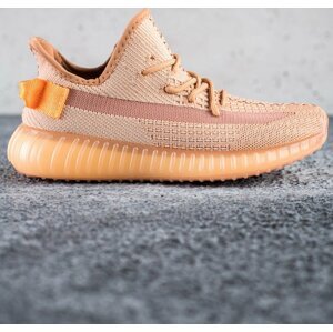 ORANŽOVÉ TEXTILNÉ SNEAKERSY NA PLATFORME BL219KH Veľkosť: 40