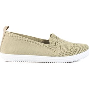 DÁMSKE TEXTILNÉ SLIP-ON TENISKY SHELOVET KHAKI JHY233-7GR Veľkosť: 38