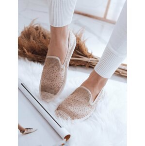 ZLATÉ ESPADRILKY S KAMIENKAMI ZY0061 Veľkosť: 39